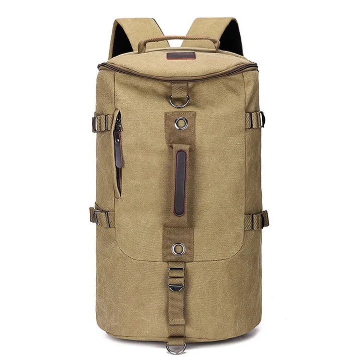 Unisex Canvas Travel Backpack Large Capacity Durable