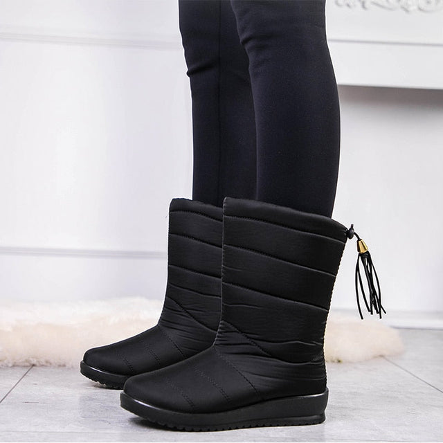 Womens Winter Boots Lightweight Warm - BritishMode
