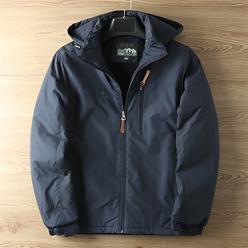 Mens Outdoor Jacket Waterproof Breathable Hooded