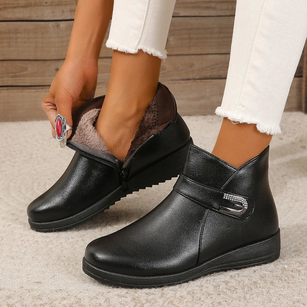Unisex Insulated Winter Snow Boots Waterproof Warm Fit - BritishMode