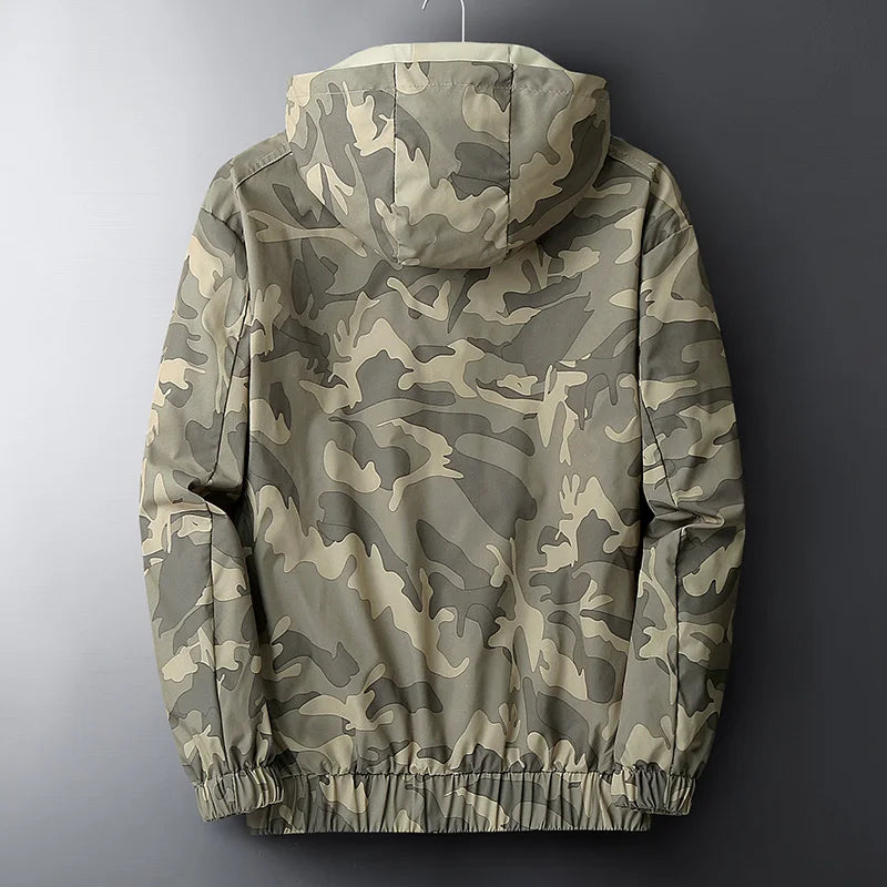 Mens Camouflage Jacket Casual Fit