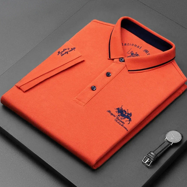Mens Polo Shirt Cotton Classic Fit Smart Casual