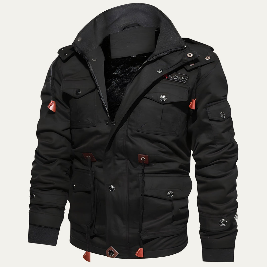 Mens Utility Parka Heavy Duty Durable Fit