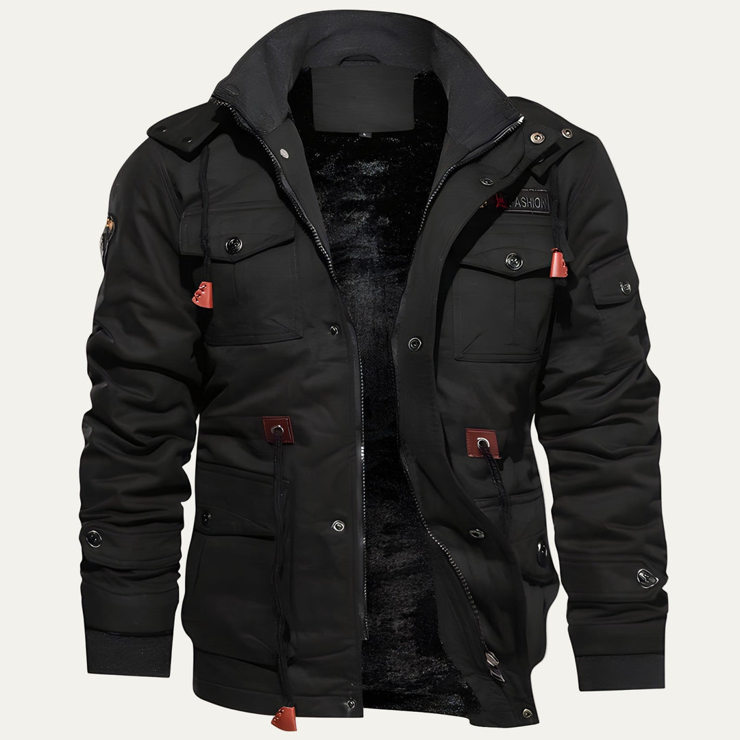 Mens Utility Parka Heavy Duty Durable Fit