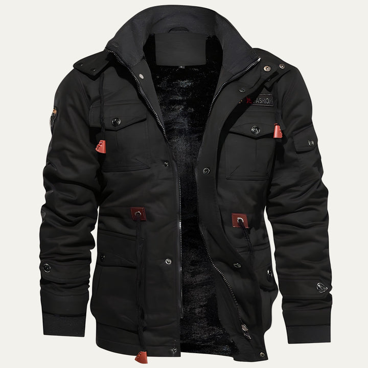 Mens Utility Parka Heavy Duty Durable Fit