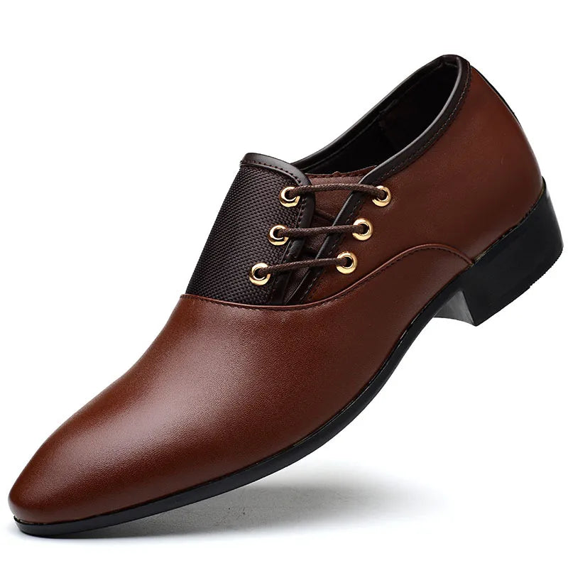 Mens Leather Dress Shoes Comfortable Fit