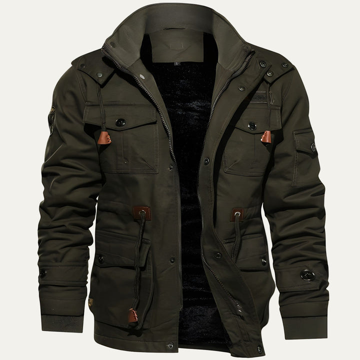 Mens Utility Parka Heavy Duty Durable Fit