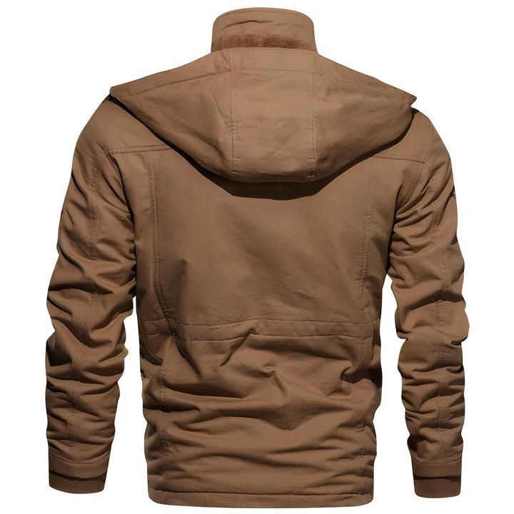 Mens Tactical Outdoor Jacket Multi-Pocket Warm Fit