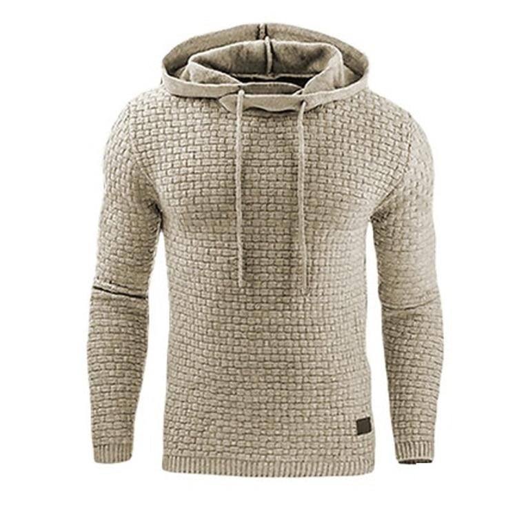 Mens Hooded Sweater Cozy Fit