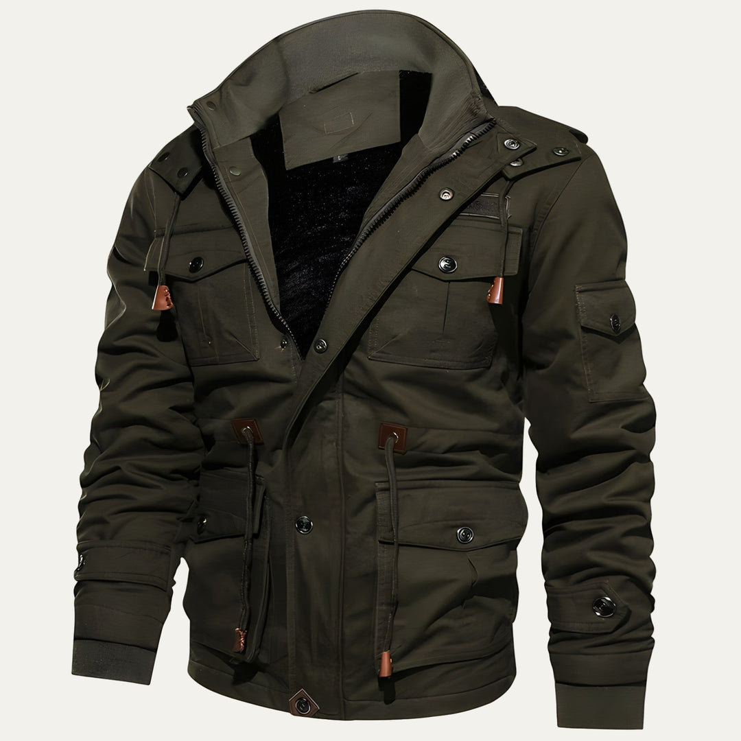 Mens Utility Parka Heavy Duty Durable Fit - BritishMode