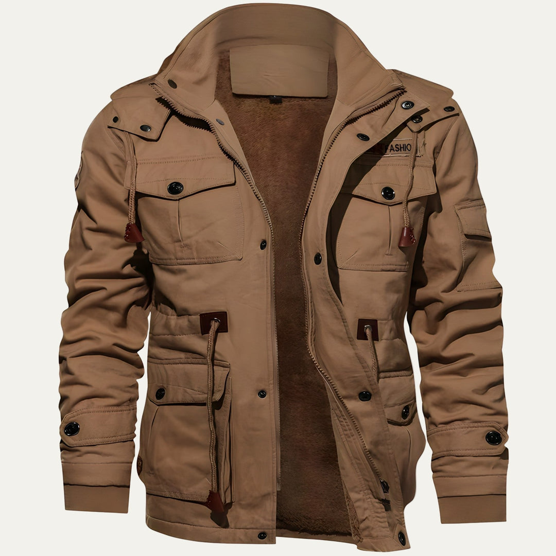 Mens Utility Parka Heavy Duty Durable Fit