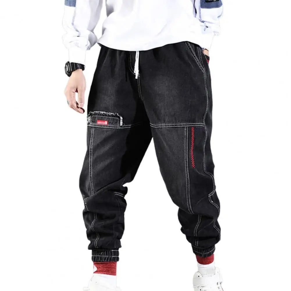 Mens Cargo Pants with Multiple Pockets Relaxed Fit