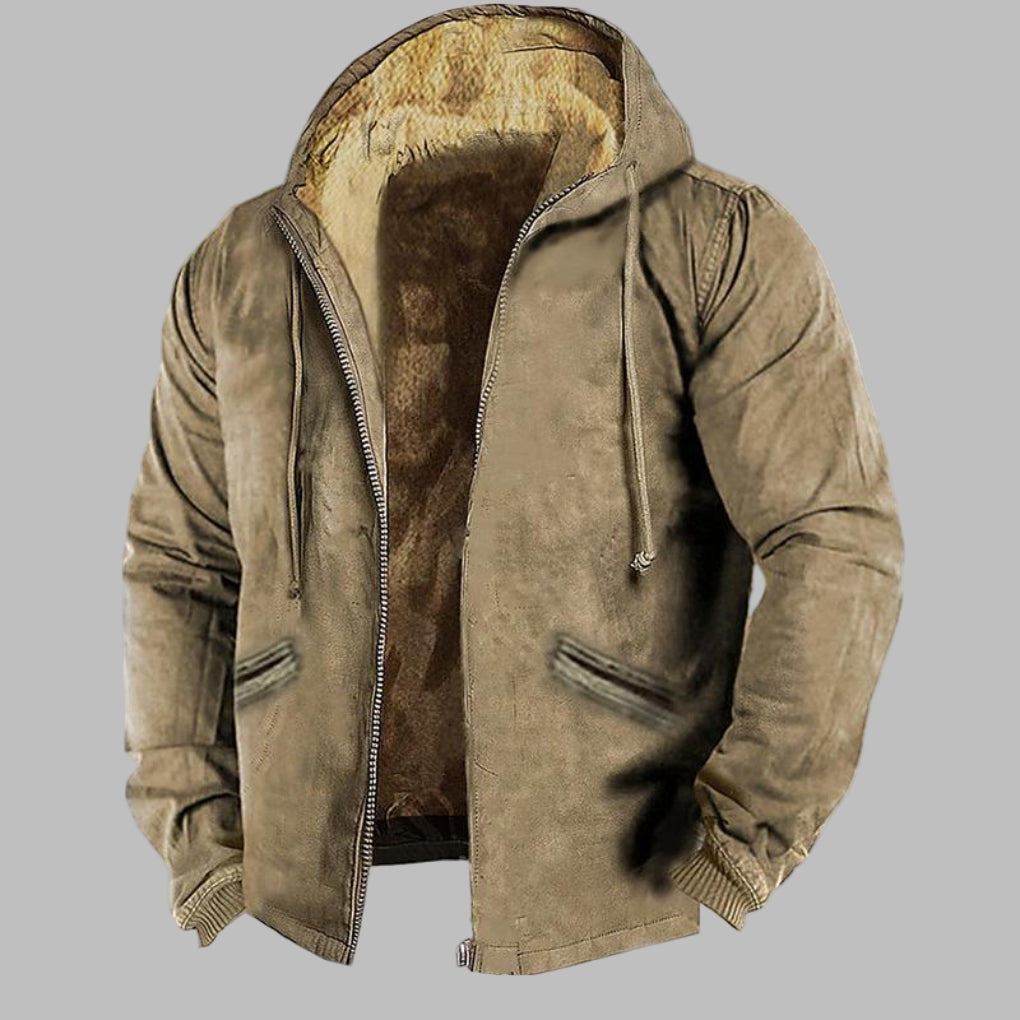 Unisex Winter Jacket with Lining Regular Fit
