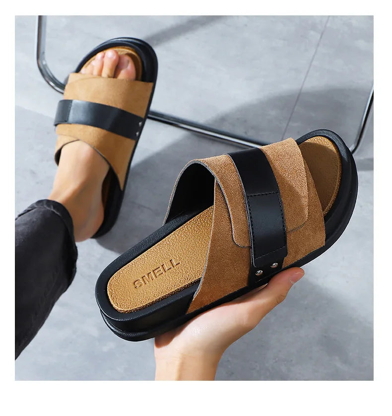 Mens Slide Sandals Foam Comfortable Fit - BritishMode