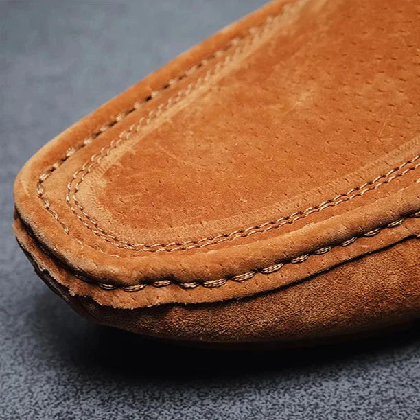 Mens Loafers Leather Slip-On