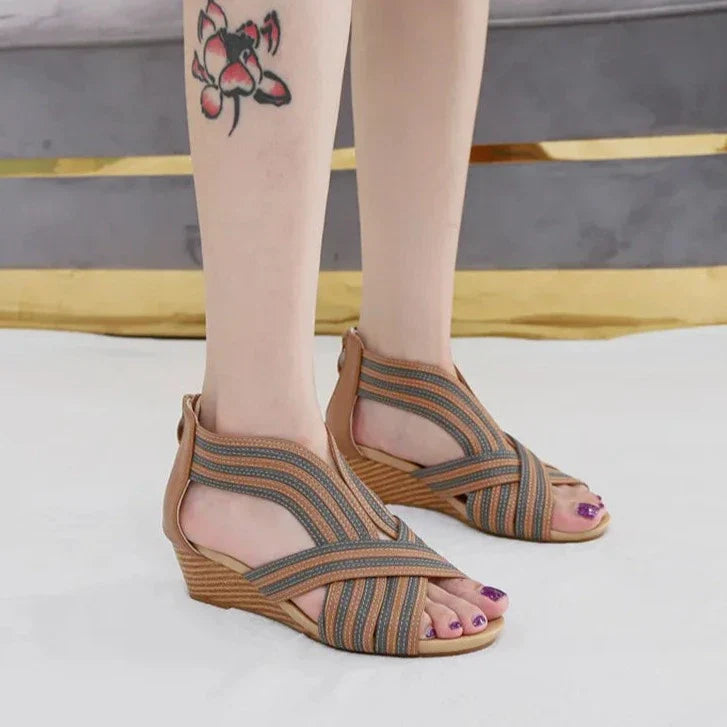 Womens Wedge Heels Comfortable Slip-On