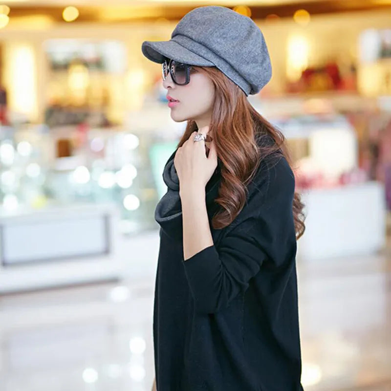 Unisex Winter Balloon Cap with Vintage Style and Comfort