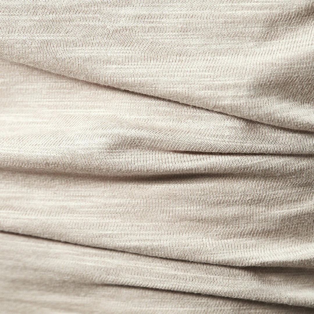 Mens Henley Shirt Cotton Button Placket Slim Fit