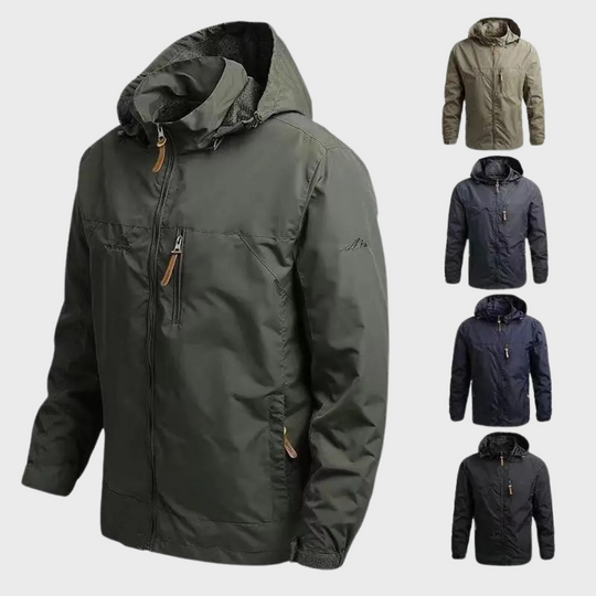 Mens Outdoor Jacket Waterproof Durable Fit