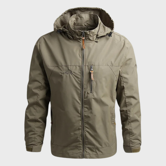 Mens Outdoor Jacket Waterproof Durable Fit