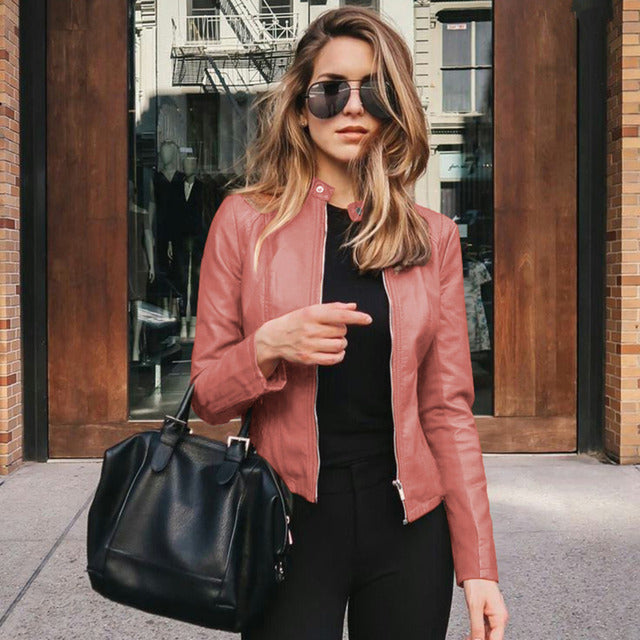 Womens Bomber Jacket Lightweight Fitted Style