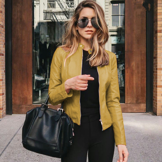 Womens Bomber Jacket Lightweight Fitted Style