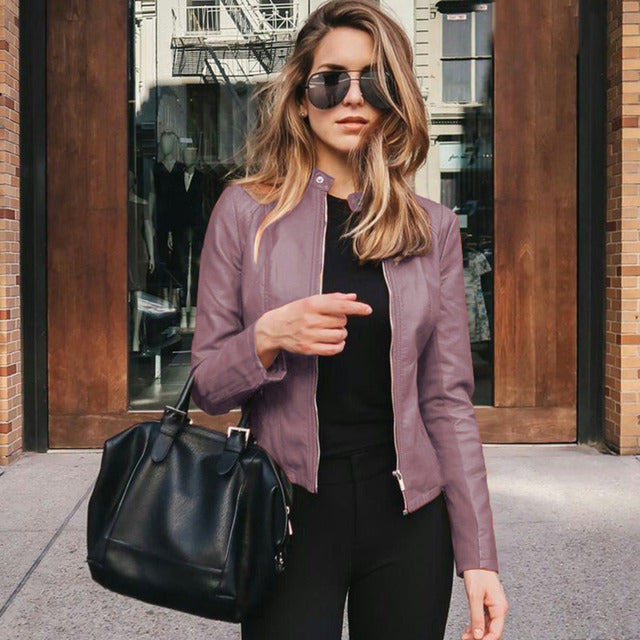 Womens Bomber Jacket Lightweight Fitted Style
