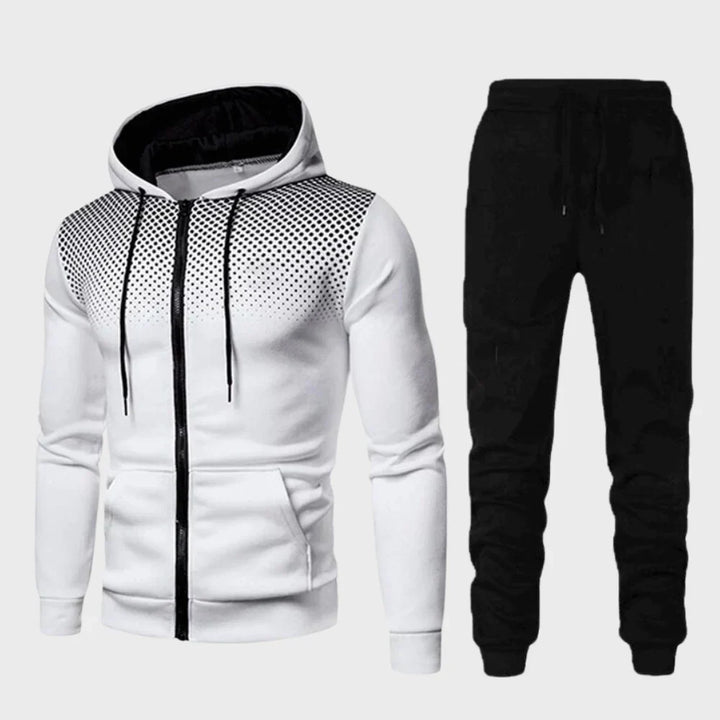 Mens Tracksuit Polyester Stretch Slim Fit
