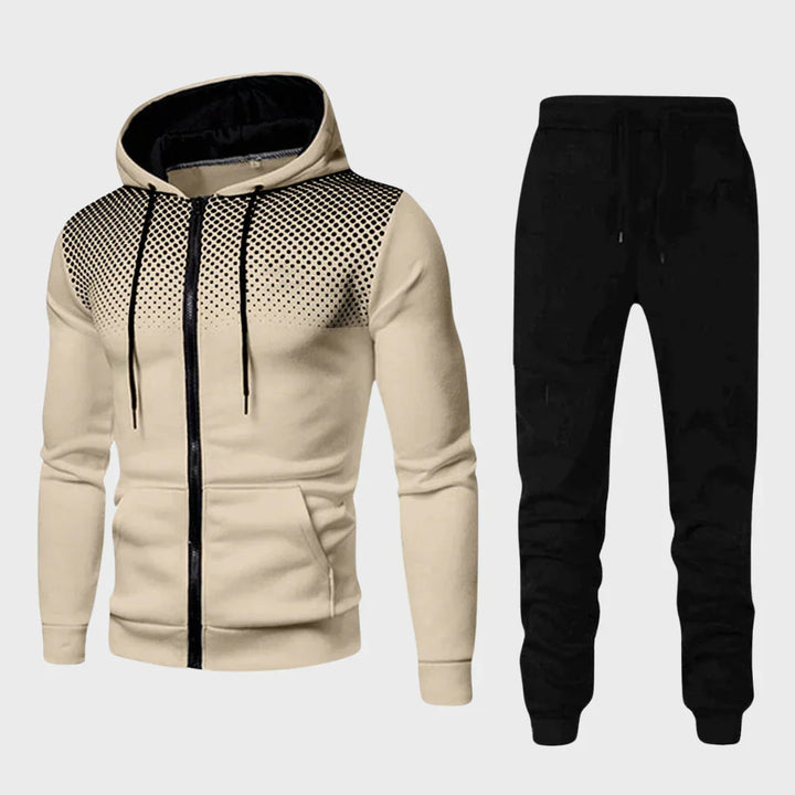 Mens Tracksuit Polyester Stretch Slim Fit