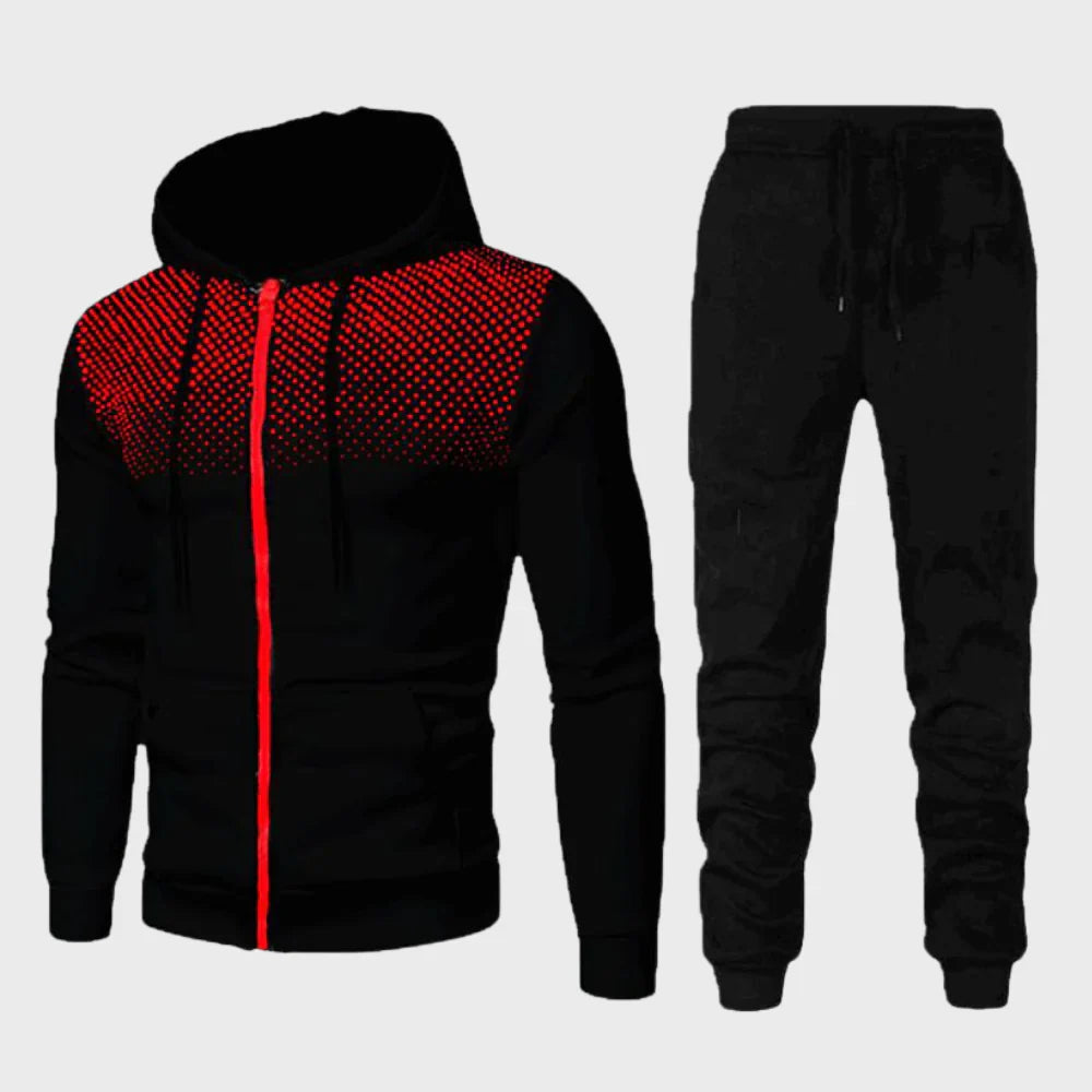 Mens Tracksuit Polyester Stretch Slim Fit