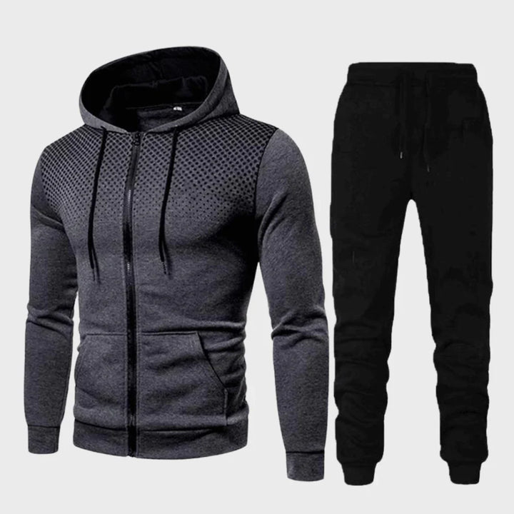 Mens Tracksuit Polyester Stretch Slim Fit