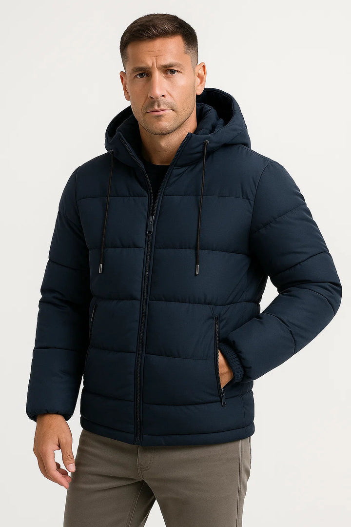 Mens Wool Overcoat Checked Classic Fit