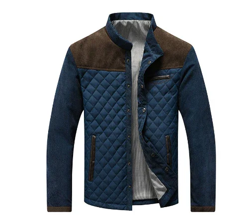 Mens Long Sleeve Jacket High Quality Fabric Comfortable Fit - BritishMode