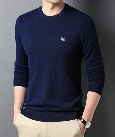 Mens Knit Sweater Classic Fit