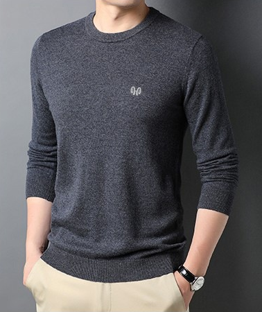 Mens Knit Sweater Classic Fit