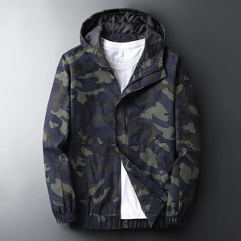 Mens Camouflage Jacket Casual Fit