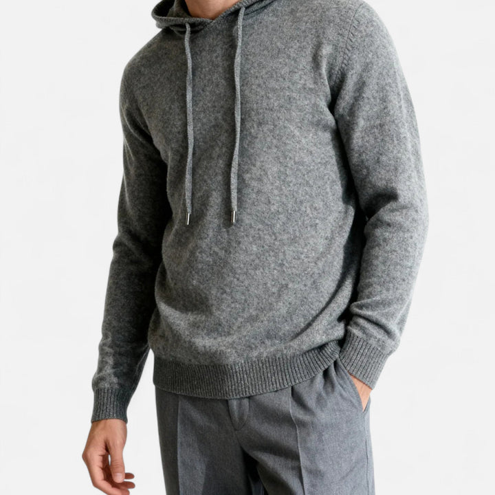 Mens Wool Hoodie Relaxed Fit