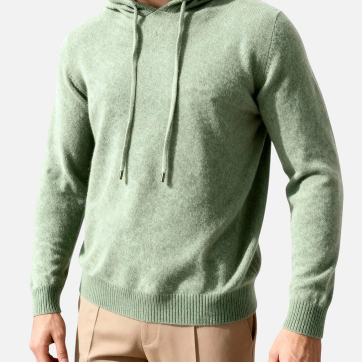 Mens Wool Hoodie Relaxed Fit