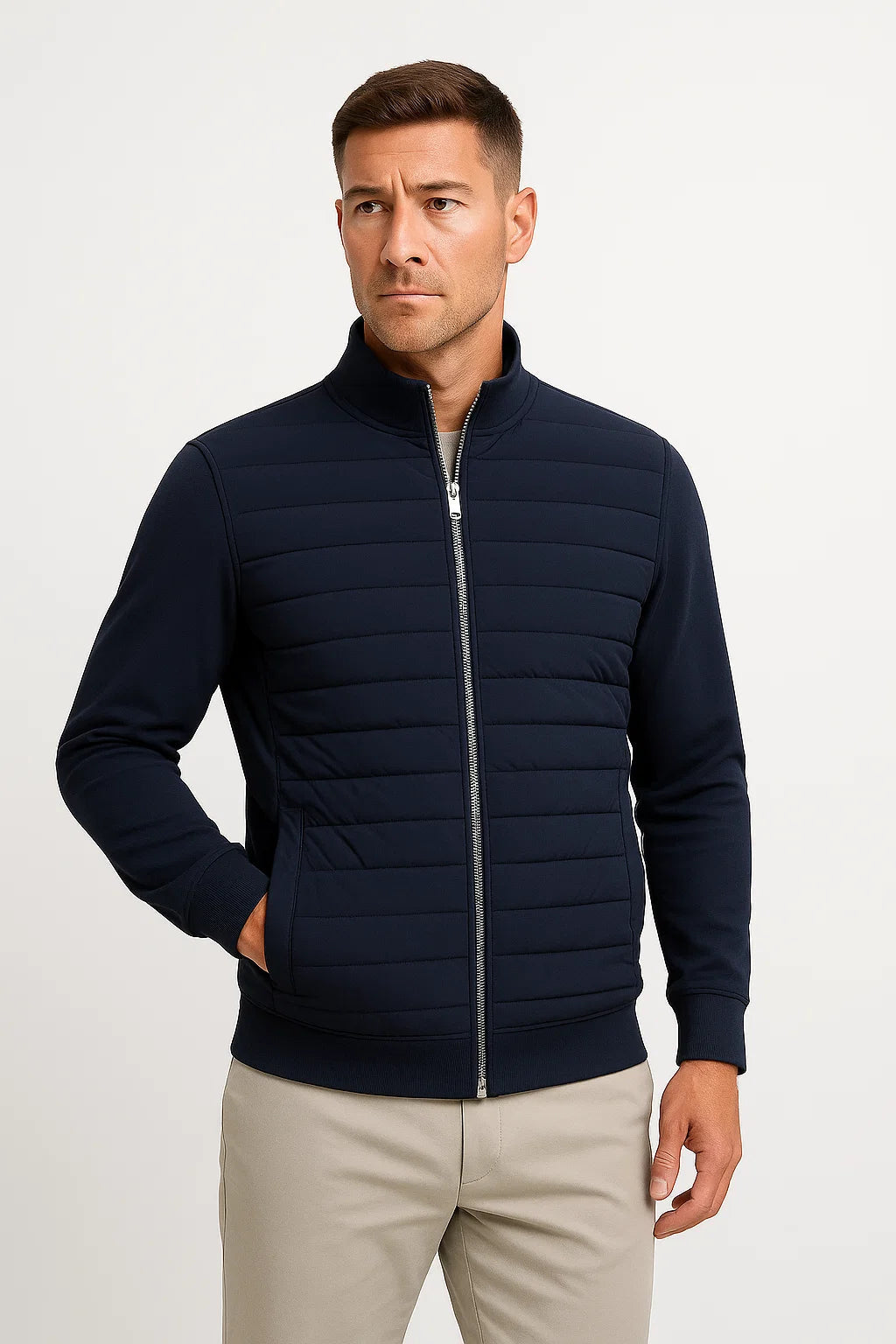 Mens Hybrid Insulated Casual Jacket