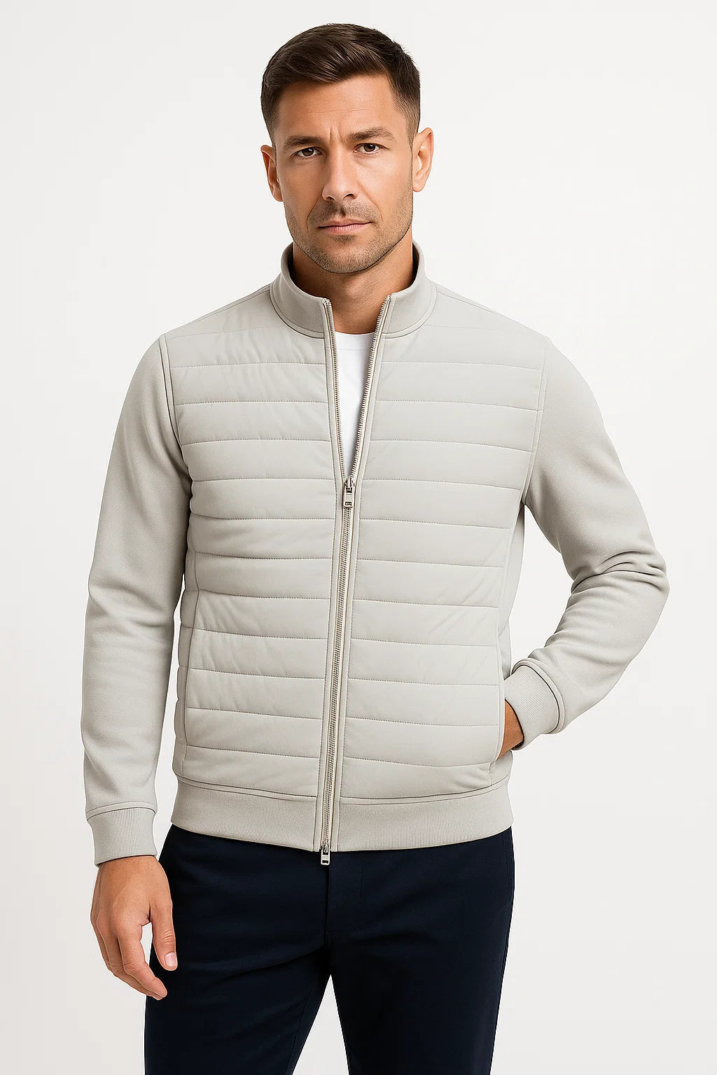 Mens Hybrid Insulated Casual Jacket