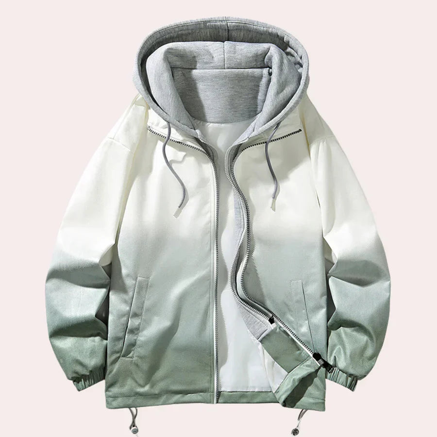 Mens Hooded Jacket Lightweight Contemporary Fit - BritishMode