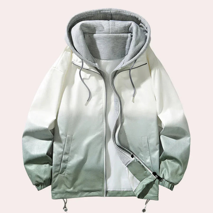 Mens Hooded Jacket Lightweight Contemporary Fit - BritishMode