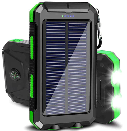Portable Solar Charger Power Bank Waterproof 50000mAh Capacity