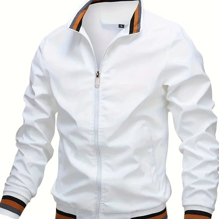 Mens Transitional Jacket with Collar Detail
