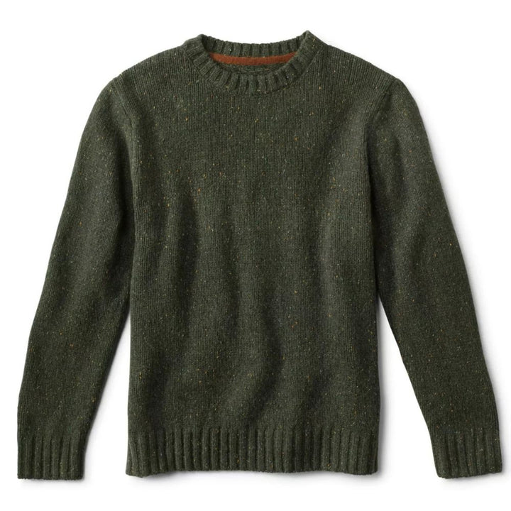 Mens Classic Crewneck Wool Sweater Warm Fit