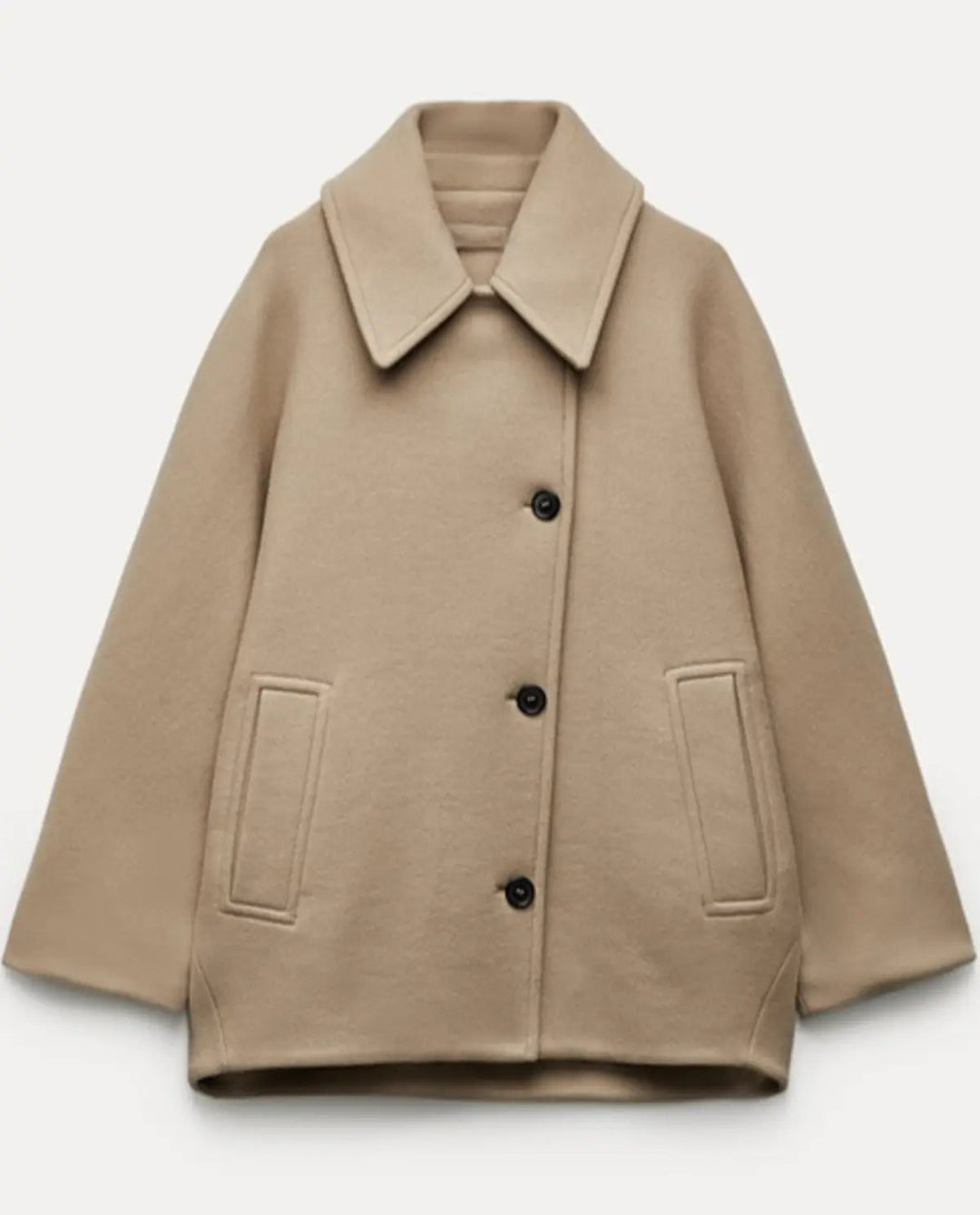 Womens Winter Coat Wool Blend Elegant Fit