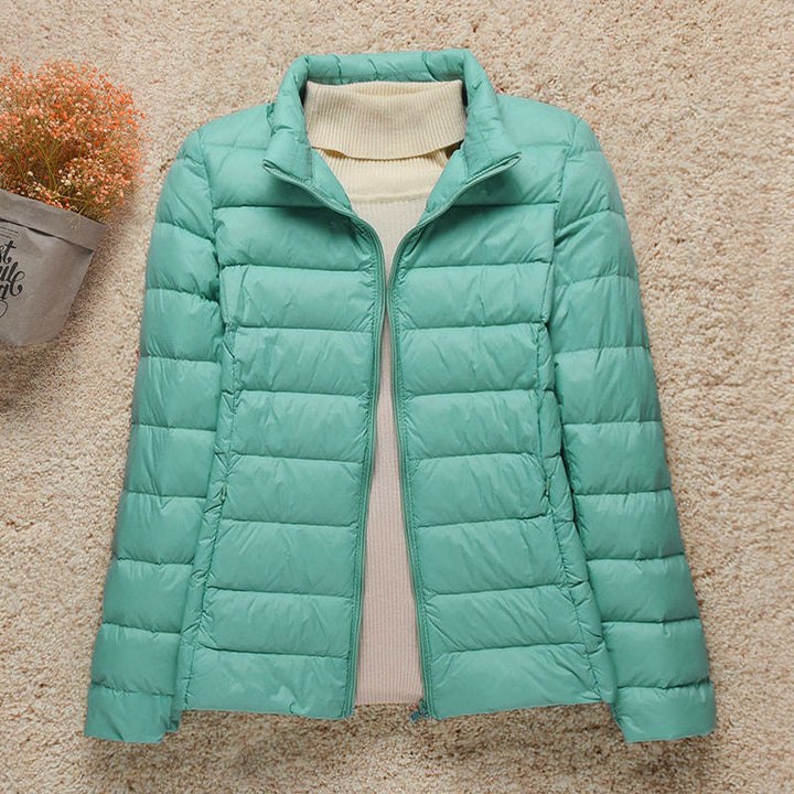 Womens Lightweight Puffer Jacket Insulated Slim Fit