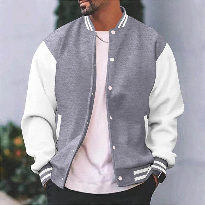 Mens Baseball Jacket Casual Lightweight Fit