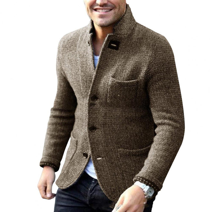 Mens Casual Button-Down Jacket Relaxed Fit