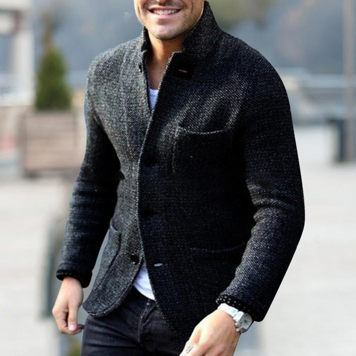 Mens Casual Button-Down Jacket Relaxed Fit - BritishMode